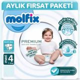 Molfix Premium No:4 Maxi 216 Adet Bebek Bezi