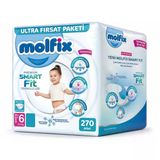 Molfix Premium Smart Fit No:6 XLarge 270 Adet Bebek Bezi