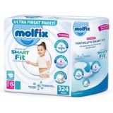 Molfix Premium Smart Fit No:6 XLarge 324 Adet Bebek Bezi