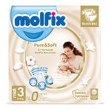 Molfix Pure&Soft No:3 Midi 34 Adet Bebek Bezi