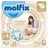 Molfix Pure&Soft No:4 Maxi 162 Adet Bebek Bezi