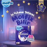 Molfix Sweet Dreams Tatlı Rüyalar 6 Numara 15+ Extra Large 144 Adet Bebek Bezi
