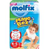 Molfix Swimming Pants Külot Mayo Bez Beden 4-5 (9-15 KG) 11 Adet Tekli Paket