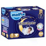 Molfix Tatlı Rüyalar No:4 Maxi 608 Adet Bebek Bezi