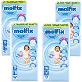 Molfix Ultra Fırsat Paketi Bantlı Bebek Bezi 6 Numara 248'LI 15+ kg İçin Ekstra Yumuşak