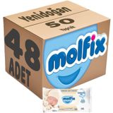 Molfix Yenidoğan İzotonik Sulu 48x50 2400 Yaprak Islak Mendil