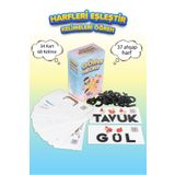 Molfy Harf Eşleştirme Alfabe Ilk Yükselen Okuma Heceleme Kreş Ana 1.sınıf Kelime Eğitici Kutu Zeka Oyunu