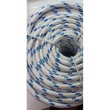 Molhalat 8 MM Iskota Halat 100 Metre-Parlak İpek Örgülü Polyester Halat-Tekne Halatı