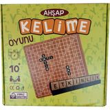 Moli Toys Ahşap Kelime Oyunu 2-4 Oyuncu - Renkli