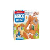 Moli Toys Brick House Minyatür Inşaat Seti 400 Tuğla 250 Kremit 250 Parke Taşı Meral Spatula Harç