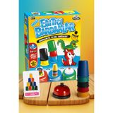 Moli Toys Eğitici Bardaklar – Zeka, Hız ve Renkli Dizme Oyunu, Zil ve Kartlı Set (6+ Yaş)