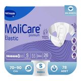 Molicare 8 Damla Belbantlı Small 3x26 Adet Hasta Bezi