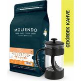 Moliendo Amalfi Espresso Blend Kahve (Çekirdek Kahve) 1000 G + French Press Hediyeli - 1000 gram