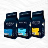 Moliendo Finest Coffee 3x250 gr Afrika Kahveleri Çekirdek Kahve Avantaj Paketi