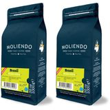 Moliendo Finest Coffee Brasil Bossa Nova Yöresel Kahve (Öğütülmüş Filtre Kahve) 1000 g (2 paketi)