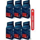 Moliendo Finest Coffee Colombia Medellin Supremo Yöresel Kahve 6*1000 gr Çekirdek Kahve Kakao Aromalı Taze - 6 kg