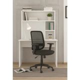 MoLife Labimo Beyaz Kitaplıklı Çalışma Masası Suntalam Malzemeden Ergonomik Tasarım Özellikli - 90 X 45