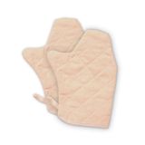 Molinella Yanmaz Kapitone Duck Kumaş Renkli Çift Fırın Eldiveni 20x27 cm