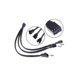 MOLIX 4 Pin To 3 Pin 3 Lü Fan Çoklayıcı Kablo