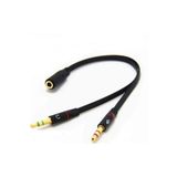 MOLIX Kulaklık Mikrofon Ayırıcı Kablo Y Splitter Kablo 2 X 3.5 Mm Headphone