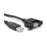 Molix USB 2.0 Panel Tipi USB Uzatma Kablosu 1.5 M