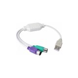 MOLIX Usb To Ps 2 Çevirici Kablo Kablolu Usb To Ps2 Çevirici Klavye Mouse Yuvarlak Uç Ps2'den Usb'ye