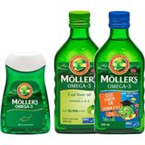 Mollers Omega-3 Balık Yağı Sıvı Formu-Tutti Frutti Ve Elmalı+Omega-3 60 Kapsül