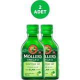 Möller's Omega-3 Elma Aromalı 2x150 ml Sıvı Balık Yağı