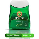 Möller's Omega 3 Kapsül 30 Adet; Ifos Onaylı, Epa 640 Mg, Dha 480 Mg, Saf Balık Yağı. Günlük - Genel