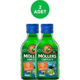 Möller's Omega-3 Tutti-Frutti Aromalı 2x150 ml Balık Yağı