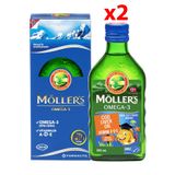 Möller's Omega-3 Tutti Frutti Aromalı 2x250 ml Balık Yağı
