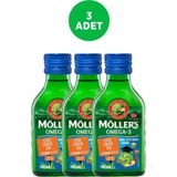 Möller's Omega-3 Tutti-Frutti Aromalı 3x150 ml Balık Yağı