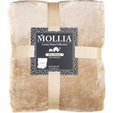 Mollia Tek Kişilik Battaniye Taş - 160 x 200 cm - Taş Rengi