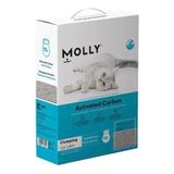 Molly Aktif Karbonlu Bentonit Kedi Kumu, 10 Lt, Topaklaşan, Koku Kontrolü