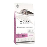 Molly Indoor Light Hipoalerjenik Tavuklu Düşük Tahıllı 2 kg Kısırlaştırılmış Kedi Maması