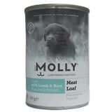 Molly Kuzu Etli Parca Etli 395 Gr Yavru Köpek Konservesi