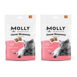 Molly Meow Moments Skin & Coat Deri ve Tüy Bakımı Kedi Ödül Maması 60 Gr. X 2 Adet