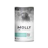 Molly Parça Kuzu Etli ve Pirinçli Ezme 395 gr Yavru Köpek Konservesi
