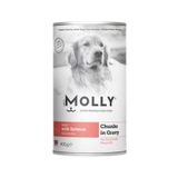 Molly Sos İçinde Parça Somonlu 400 gr Yetişkin Köpek Konservesi