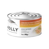 Molly Sos İçinde Tavuklu ve Balkabaklı Yetişkin 85 gr Kedi Konservesi