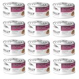 Molly Ton ve Karidesli Et Suyu İçinde Yetişkin Kedi Konservesi 85 Gr. X 12 Adet