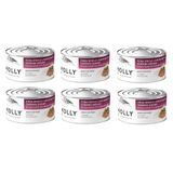 Molly Ton ve Karidesli Et Suyu İçinde Yetişkin Kedi Konservesi 85 Gr. X 6 Adet