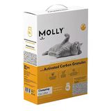 Molly Topaklanan Aktif Karbon Granüllü İnce Taneli Kedi Kumu (10 L)
