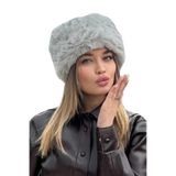 mollycrush Kışlık Kalpak Şapka Rus Slav Tarzı, Standart, MollyKlpk, Gri, Kadın