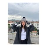 Mollycrush Ponponlu Bere Ve Eldiven Takımı, Standart, mollyponponlubereeldıven, Gri, Kadın