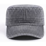 Mollycrush Premium Yıkamalı Castro Kep - Gri Unisex Vintage Günlük Şapka Model - Standart