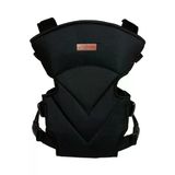 Molmini Comfort Bel Destekli Ergonomik Bebek Taşıma Çantası Ana Kucağı Anakucağı Baby Sling Siyah Kanguru
