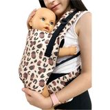 Molmini Kanguru Pamuk Bebek Taşıyıcı Anakucağı Bebek Taşıma 2-18 Ay (20KG) - Acı Kahve