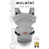 Molmini PLUS KETEN Kanguru 4-12 KG Bebek Taşıma Çantası Ana Kucağı Anakucağı Baby Sling