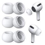 Moloppo AirPods Pro ile Uyumlu 3 Çift 1. 2. Kulak Uçları Değiştirme, 3 Çift Büyük Boy Yedek Silikon Kauçuk Kulaklık Uçları Kulakiçi Airpod Aksesuarları AirPods Pro 2 ve 1st ile Uyumlu